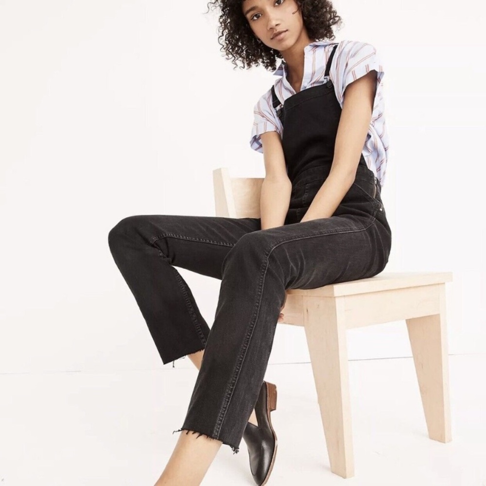 Madewell Skinny Overalls in Lunar Wash - M